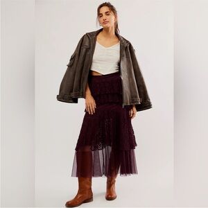 NWT Free People Maxi Skirt